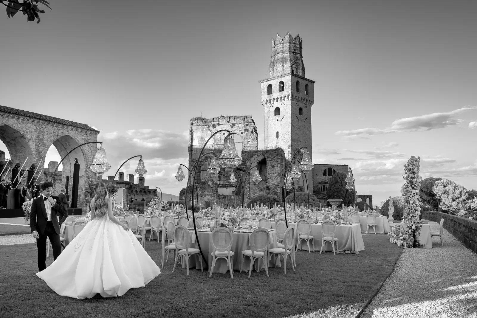 Allestimento matrimonio elegante