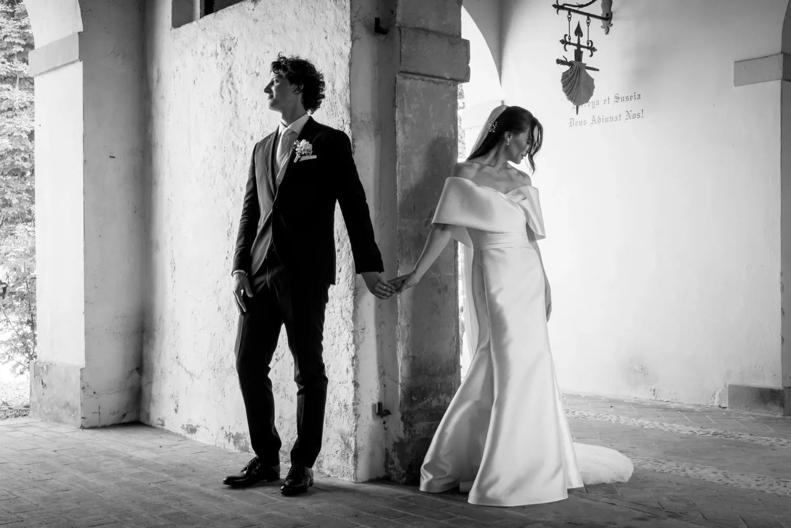 Villa storica fotografata per un matrimonio